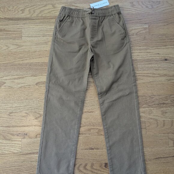 Janie and Jack twill pull on pants , size 8 boys*NEW* - Picture 1 of 5